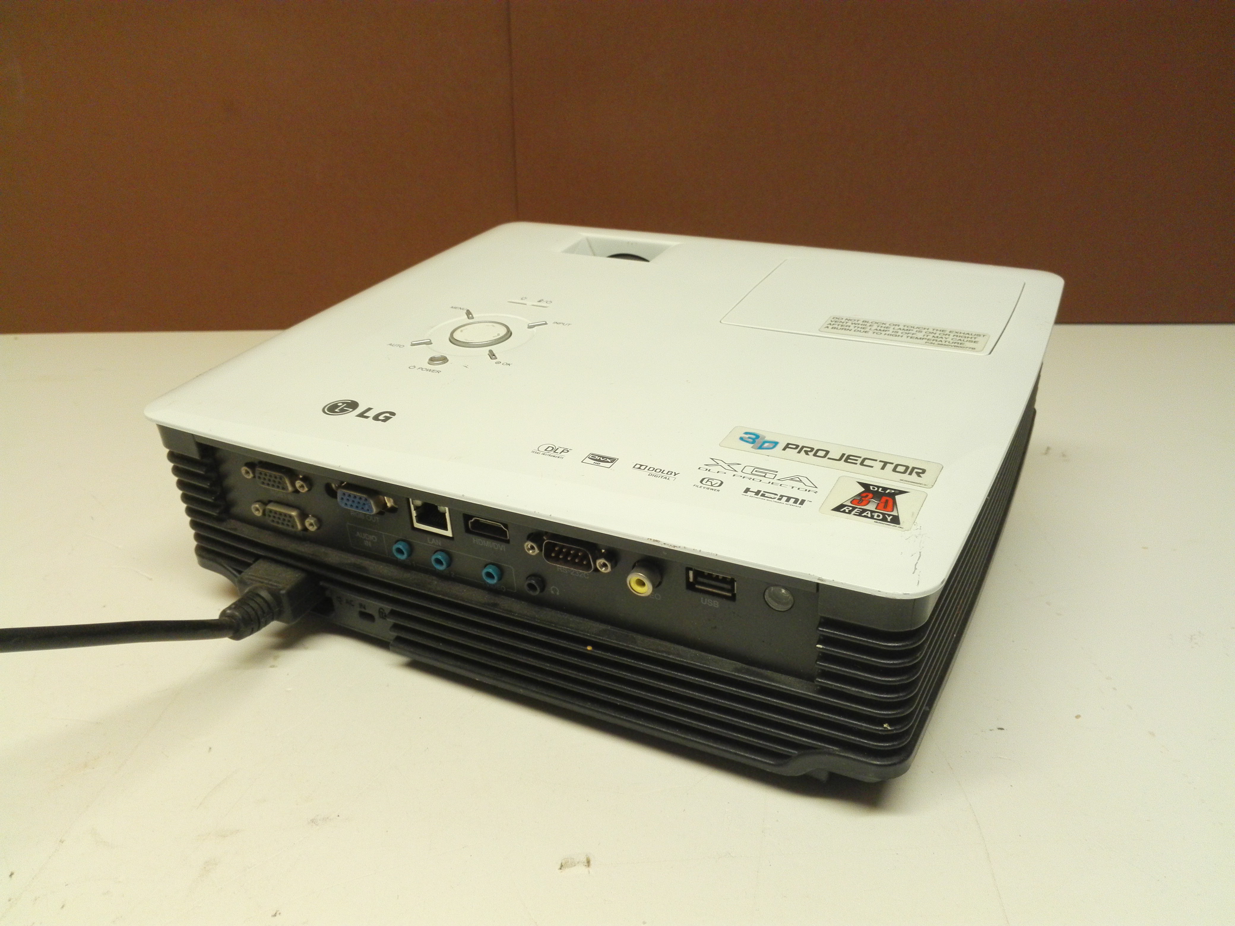 proyector video lg xga plastico func 11.2x29x26 1u